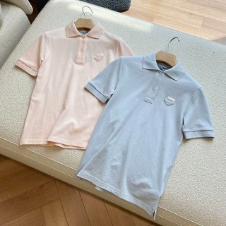 New Arrival☆PRADA Cotton Pique Polo Shirt Replica pui09700