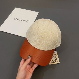 High quality??Loewe Anagram fake embroidered cap los56827