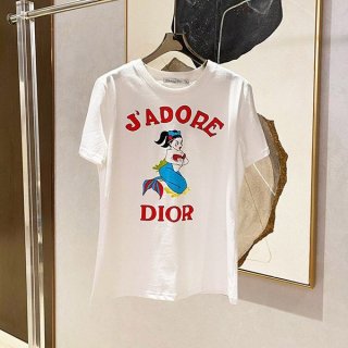 Love at first sight? Dior Mermaid Short Sleeve T-Shirt Replica White det10069