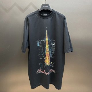 Free shipping Balenciaga GINZA SERIES T-shirt dress bay28259