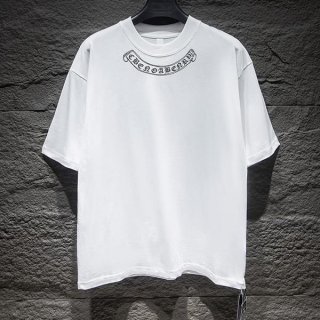 Very popular! Chrome Hearts Grade N Neck Letter CH Scroll T-shirt Kup76397
