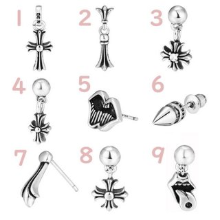 Chrome Hearts Replica Baby Fat Cross Charm 925 Unisex 9 Sizes Kuv00440