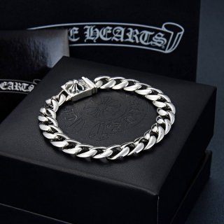 CHROME HEARTS Cross ID Joint Bracelet Replica Men's Silver 925 Kun06013