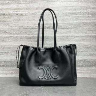 ★Popular in Japan! Celine Cabas Drawstring Replica Cuir Triomphe Bag 199973DU338NO