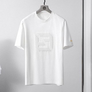 Nice Fendi FF cotton T-shirt replica fes89727