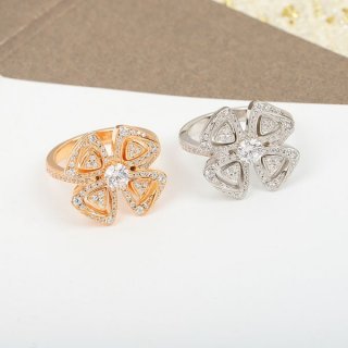 Bulgari Ring Replica Fiorever Pink Gold 2 Colors Buh18089