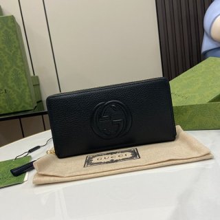 Gucci SOHO Round Zip Long Wallet Replica 598187