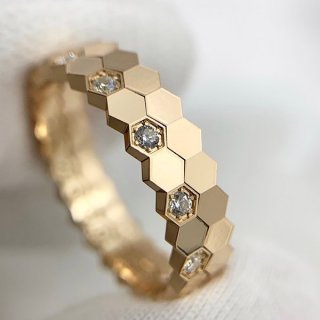 Immediate delivery Chaumet BEE MY LOVE "Bee My Love" collection honeycomb ring copy shh16188
