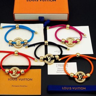 Extremely rare!Louis Vuitton Red String Bracelet Replica vua49460