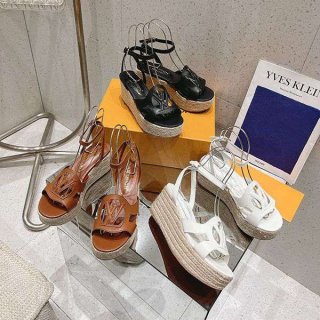 StylishLouis Vuitton Isola wedge sandals replica vui56699
