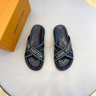 Very popular! NewLouis Vuitton replica! Bondier line mules vui15966