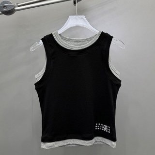 ★Safe shipping with tracking MM6 logo tank top Mak04560