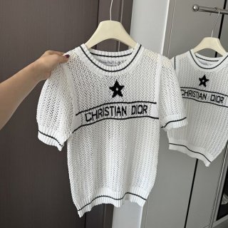 Hard to find! Dior knit short sleeve T-shirt replica des76055
