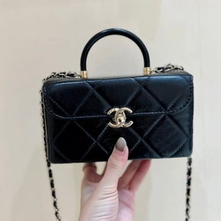 Express delivery Chanel parody mini box handbag 2way shm81383