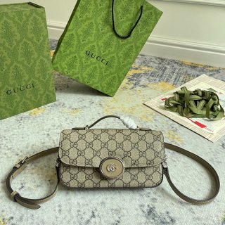Gucci PETITE GG Mini Shoulder Bag Replica Beige 739722