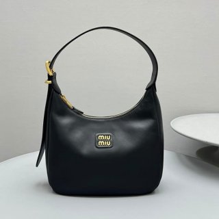 Very popular: Miu Miu leather small hobo bag replica myr22958