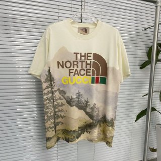 Love at first sight? Gucci and North Face collaboration short-sleeved T-shirt replica