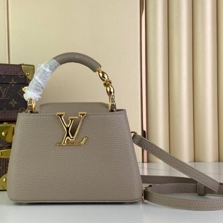 Sure to sell out:Louis Vuitton replica Capucines MINI bag made from Taurillon leather vul78427