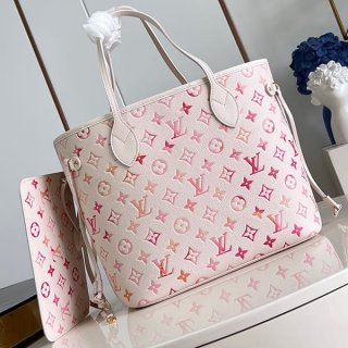 RecommendedLouis Vuitton knockoff Neverfull pink gradation monogram tote bag M47080