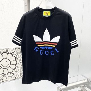Rare Adidas Gucci Replica Cotton Jersey T-Shirt Short Sleeve guc47736