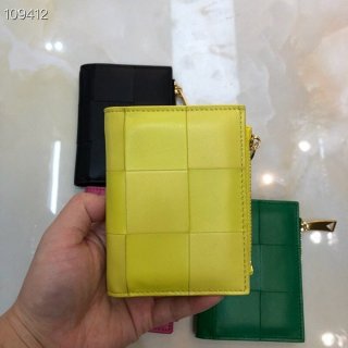 Spring/Summer New Bottega Veneta Bi-fold Zipper Wallet Replica 667130VCQC13520