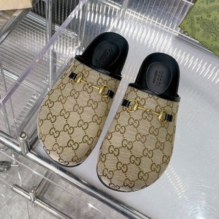 Gucci Horsebit GG Men's Slippers Replica gue09822