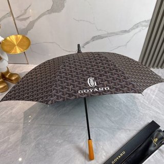 ★Popular in Japan! Goyard unisex long umbrella with one-piece handle replica Gop36607