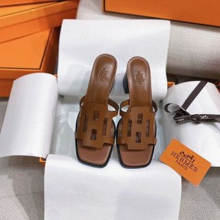 Hermes Sandals N-grade logo H mark 6cm heel Summery? erq71952