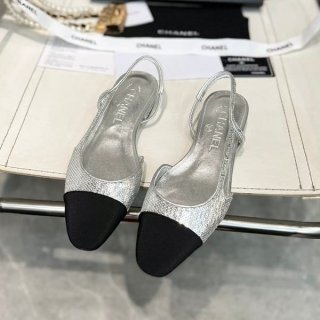 New sale Chanel n-grade beautiful glitter ringback sandals shj58432
