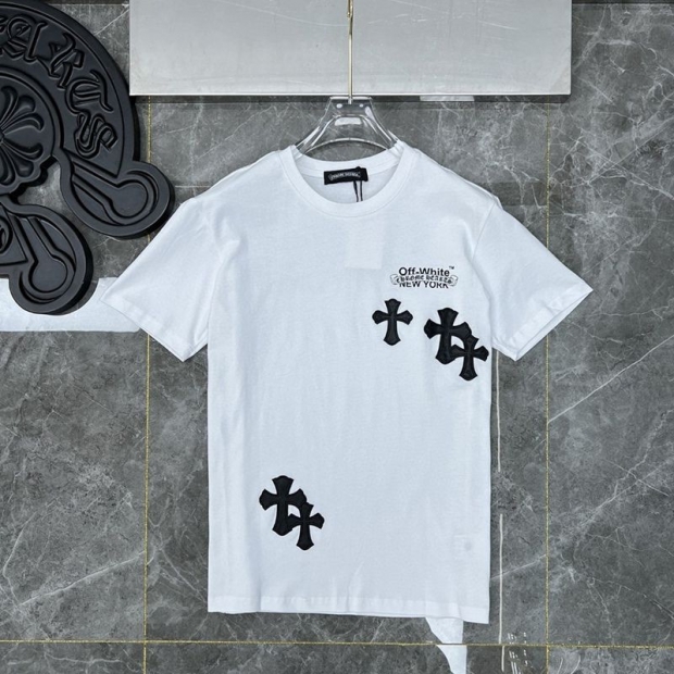 Popularity rising Chrome Hearts T-shirt parody unisex Kut58548