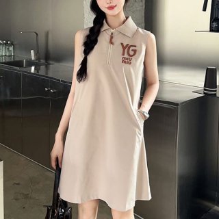 I definitely want it! Miu Miu Panama Cotton Dress Replica myk38113