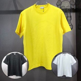 Autumn/Winter Sale Moncler Logo T-shirt Short Sleeve Cotton Parody 3 Colors moc41169