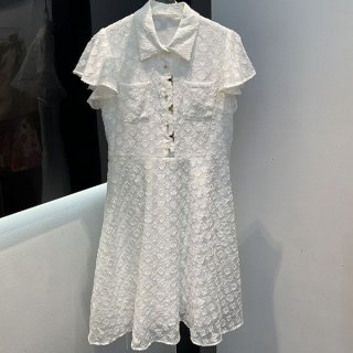 Free shippingLouis Vuitton One Piece Copy "Monogram" White Silk vux28908