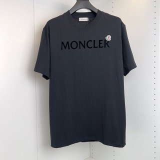 Comfortable Moncler replica logo cotton crew neck T-shirt moh72542