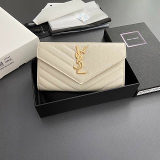 ◆Free shipping◆Saint Laurent Flap Wallet Long Wallet Copy 372264BO