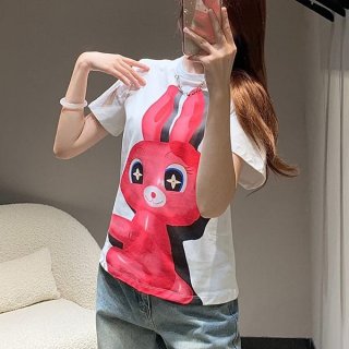 New designLouis Vuitton sequin rabbit T-shirt n grade 1AFV27