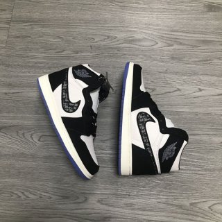 ★Tax/Shipping included★Dior x Nike Air Jordan 1 Replica High OG Prototype AJ1 Black/White 384664-007