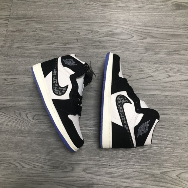 ★Tax/Shipping included★Dior x Nike Air Jordan 1 Replica High OG Prototype AJ1 Black/White 384664-007