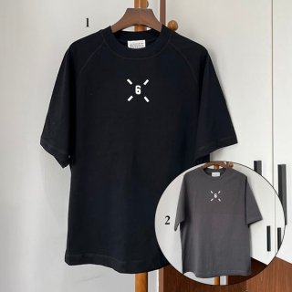 Hard to find Maison Margiela numbering logo Mako T-shirt knockoff 2 colors Mac77589
