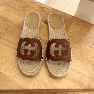 Attention ★ Gucci knockoff ★ Interlocking G cutout slide sandals guq12596