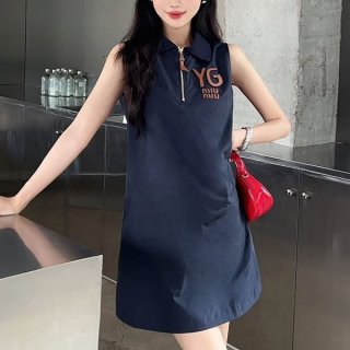 New sale Miu Miu Panama cotton dress replica myh92801