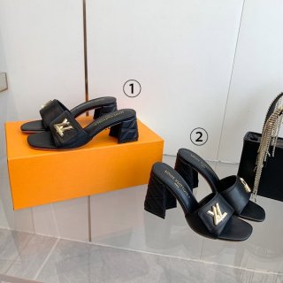 Very popular!Louis Vuitton Shake Line Mule Sandals Replica 1ABIDW