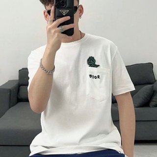 Eye-catching color limited collaboration Dior x OTANI WORKSHOP T-shirt short sleeve n grade dem45885
