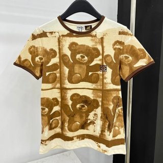 ★Japan!! Popular! Loewe Replica Slim Fit T-Shirt Cotton Bear lod26244