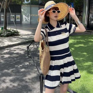 Attention ★ New and hard to find Miu Miu ☆ Cotton polo dress fake myn70950