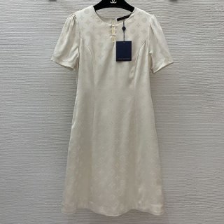 [Women's dream☆]Louis Vuitton short sleeve dress replica vuy98620