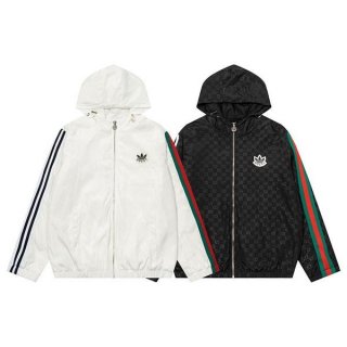 Love at first sight? Gucci Adidas copy cotton sweatshirt in 2 colors gue90863