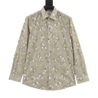 Rare Hermes sport cut shirt replica erp06961