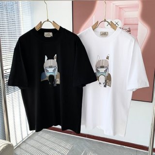 Autumn/Winter Sale: Hermes Replica Capsule Sports Cut and Sewn T-Shirts in 2 Colors ery00411