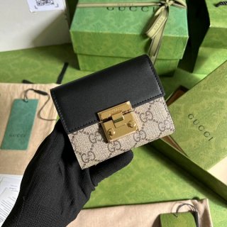 Very popular! Gucci GG Supreme folding wallet copy guj05193